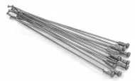 Spokes KITE SPOKES 19 RR SI /SI NIP 12PC Silver