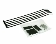 Protector cadru RACETECH Protector bi-material pentru cadru (negru) GASGAS 21-24