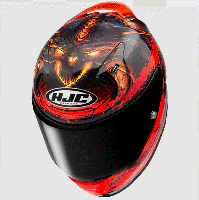 Casca HJC RPHA 12 DIABLO BLIZZARD MC1