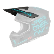 Козирка за каска O'NEAL 3SRS STATIC BLACK/TEAL