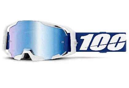Motocross goggles 100% ARmatic BLUE MIRROR