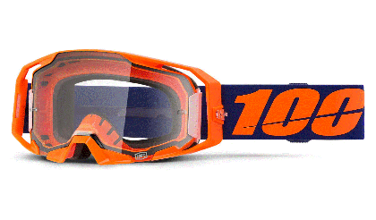Motocross Goggles 100% ARmatic NEON ORANGE