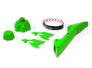 RACETECH R15 Gas Can Accessory Kit (Green)