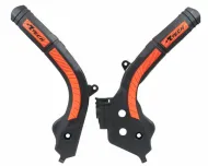 Frame protector RACETECH Bi-material Frame Guard Black/Orange KTM 16-18