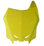 RACETECH Factory Front Number Plate Yellow Suzuki RM-Z250 10-23 /450 08-23
