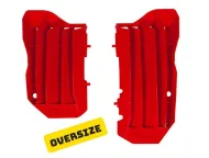Radiator Guards RACETECH Oversize Radiator Cover CRF 450R/RX 17-20 (Red)