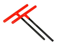 Set ghidon T RFX Pro (negru/portocaliu) cu mâner standard de cauciuc - KTM și Husqvarna 6mm/T45