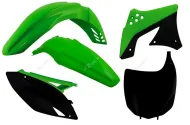 Комплект пластмаси RACETECH Plastic Kit OEM Colour (2012) Green/Black Kawasaki KX-F250 09-12
