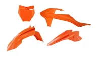 Plastic kit RACETECH Plastic Kit 4 Pieces KTM SX 50 16-23 (Orange)