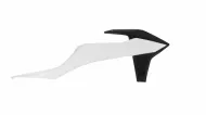 Plastic radiator covers RACETECH Radiator Cover KTM 20-23 (White/Black)