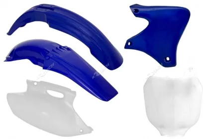 Комплект пластмаси RACETECH Plastic Kit OEM Color Blue/White Yamaha YZ250F 01-02