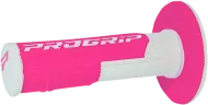 Мотокрос ръкохватки PROGRIP Double Density WHITE/FLUO PINK