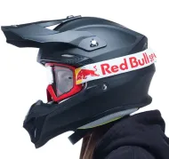 Motocross goggles Spect Red Bull Whip Single lens red clear
