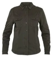 Women's moto shirt JOHN DOE MOTOSHIRT OLIVE