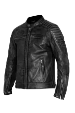 Кожено яке JOHN DOE STORM PERFORATED BLACK