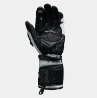 Кожени ръкавици KNOX Handroid Mk5 BLACK/WHITE LIMITED