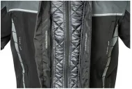 Μπουφάν μοτοσικλέτας Lindstrands Bydalen σε μαύρο/ατσάλινο γκρι χρώμα