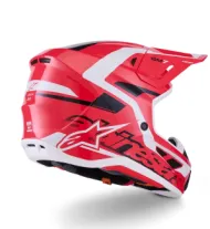 Κράνος μοτοκρός ALPINESTARS SM7 DEED ΚΟΚΚΙΝΟ/ΜΑΥΡΟ/ΛΕΥΚΟ