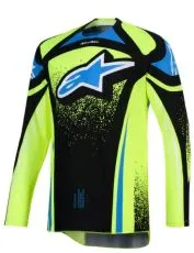 Motocross jersey Alpinestars TECHSTAR NOMUR NAVY/YELLOW?BLUE