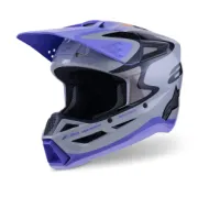 Motocross Helmet ALPINESTARS SM3 JETTSON GRAY/PUR/BLK