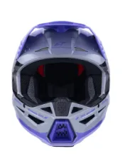 Motocross Helmet ALPINESTARS SM3 JETTSON GRAY/PUR/BLK