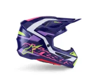 Κράνος μοτοκρός ALPINESTARS SM7 DEED ΜΩΒ/ΡΟΖ