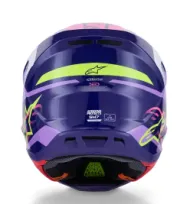 Κράνος μοτοκρός ALPINESTARS SM7 DEED ΜΩΒ/ΡΟΖ