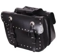 Șa motociclete din piele ADRENALINE STUDS BLACK