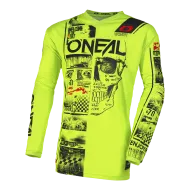 Παιδικό πουκάμισο μοτοκρός O'NEAL ELEMENT ATTACK V.23 NEON YELLOW/BLACK