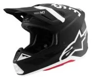 Κράνος μοτοκρός ALPINESTARS SM7 DASHER ΜΑΥΡΟ/ΛΕΥΚΟ