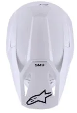 Motocross helmet ALPINESTARS SM3 WHITE-GLOSS