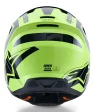 Motocross helmet ALPINESTARS SM3 HEAT YEL/BLACK