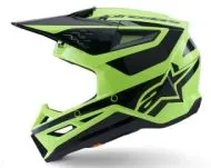 Motocross helmet ALPINESTARS SM3 HEAT YEL/BLACK