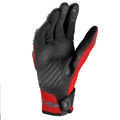 Mănuși moto textil SPIDI CROSS KNIT Roșii