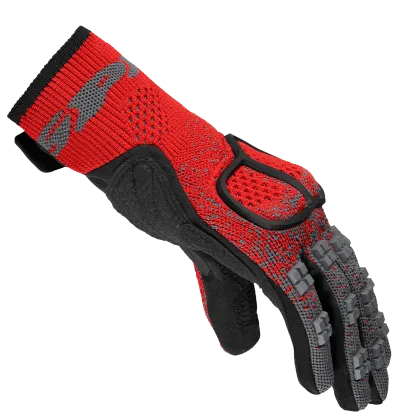 Mănuși moto textil SPIDI CROSS KNIT Roșii