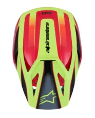 Motocross helmet ALPINESTARS SM3 FRAY RED/YELLOW/BLACK