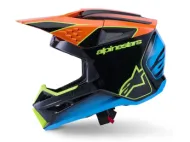 Motocross Helmet ALPINESTARSSM3 FRAY BLACK/ORANGE/YELLOW