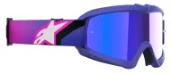Ochelari de motocross ALPINESTARS VISION YOUTH CORP MOV FLUO/ALBASTRU OGLINDĂ pentru copii