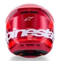 Κράνος μοτοκρός ALPINESTARS SM7 CORE ΚΟΚΚΙΝΟ-ΓΥΑΛΙΣΤΕΡΟ
