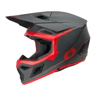 Cască motocross O'NEAL 3SERIES E-STROKE GRI/ROȘU