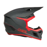 Cască motocross O'NEAL 3SERIES E-STROKE GRI/ROȘU