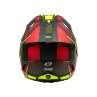 Cască Motocross O'NEAL 3SERIES HAZE NEGRU/ROȘU/GALBEN NEON
