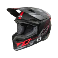 Cască motocross O'NEAL 3SERIES HAZE NEGRU/GRI/ROȘU