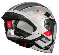 Κράνος Scooter MT COSMO SV SILENCE A2 ΓΚΡΙ ΓΥΑΛΙΣΤΕΡΟ