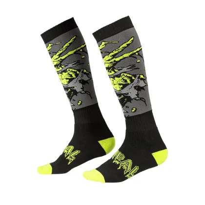 Θερμικές κάλτσες O'NEAL PRO MX ZOMBIE BLACK/GREEN