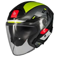 Κράνος Scooter MT COSMO SV SILENCE B3 ΚΙΤΡΙΝΟ ΓΥΑΛΙΣΤΕΡΟ