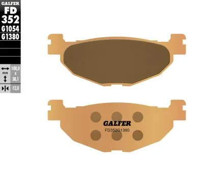 Задни мото накладки Galfer SINTERED SCOOTER FD352G1380