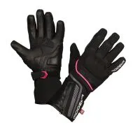 Women's motorcycle gloves Modeka Makari Black/Pink