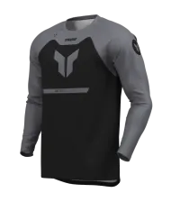 Motocross Jersey THOR RIDEMODE MENACE BLACK