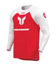Motocross Jersey THOR RIDEMODE MENACE RED